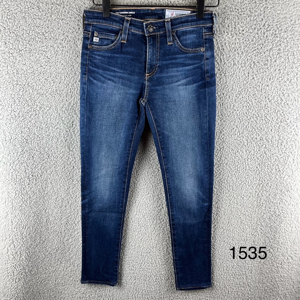 Adriano Goldschmeid Women’s Size 24 The Legging Ankle Blue Skinny‎ Jeans